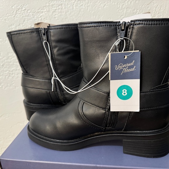 Universal Thread Black Connor Ankle Boots -Brand New - Picture 5 of 6